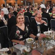 KD-ledaren Ebba Busch Thor på Nobelfesten. 