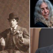 Oscar Wilde med älskaren Lord Alfred Douglas t.v, Patti Smith och Steve McQueen t.h.