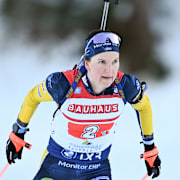 Johanna Skottheim under loppet. 