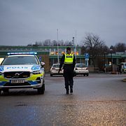 Morgonen efter skolskjutningen på Risbergska skolan i Örebro förra året.