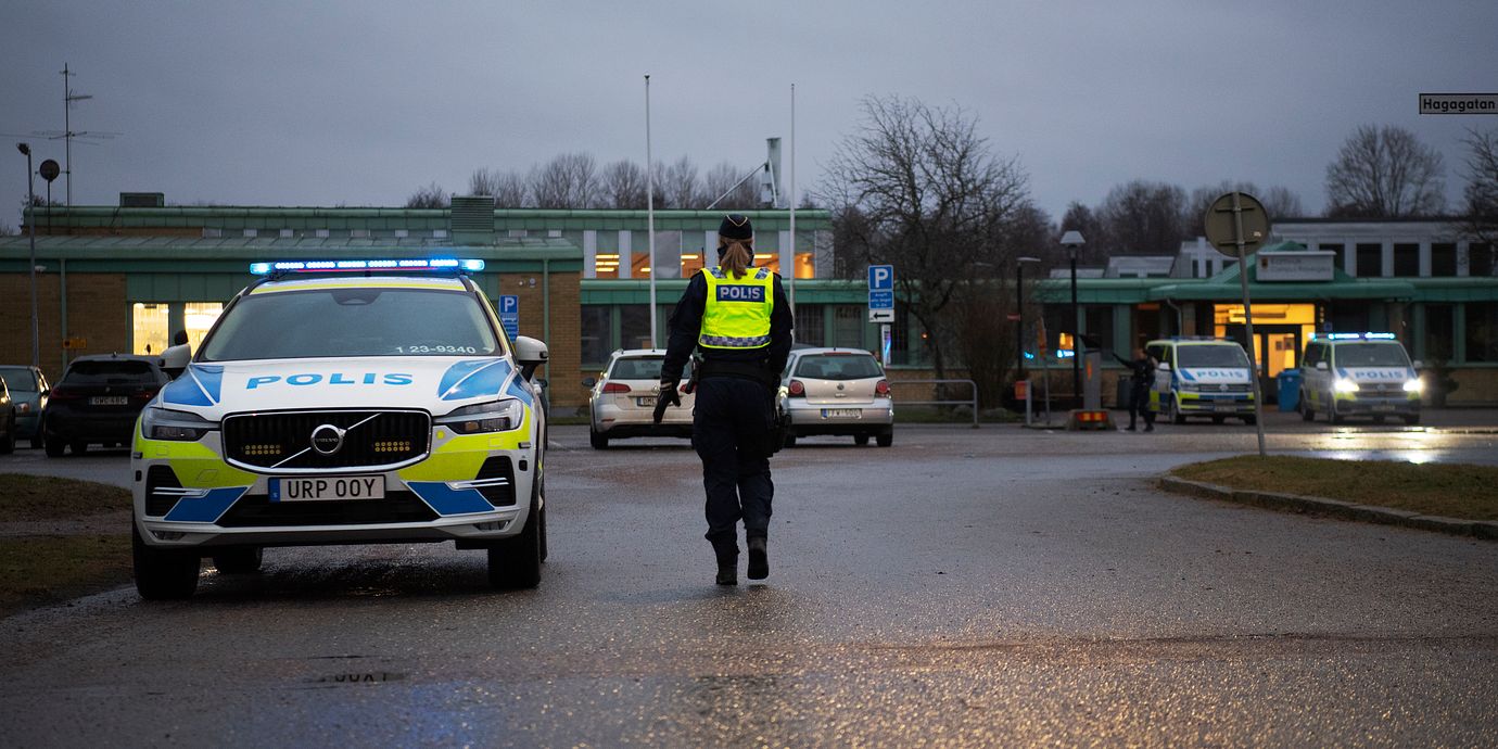 Morgonen efter skolskjutningen på Risbergska skolan i Örebro förra året.
