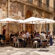 Restaurang i Lecce i Italien.