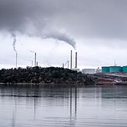 Preems raffinaderi i Lysekil.