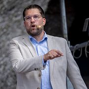 Sverigedemokraternas partiledare Jimmie Åkesson-