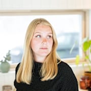 Sparprofilen Annifrid Huhtala.