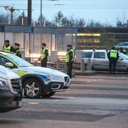 Gränskontroller i Malmö 2015.