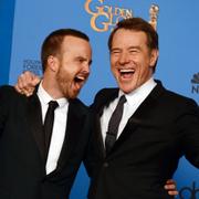 Aaron Paul och Bryan Cranston 2014.