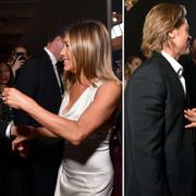 Brad Pitt och Jennifer Aniston sammanstrålar på SAG awards.