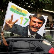 En Bolsonaro-anhängare