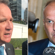 Stefan Löfven (S) och Jonas Sjöstedt (V). Arkivbilder