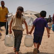 Barn i Gaza, 12 augusti. 