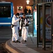 Polis på plats