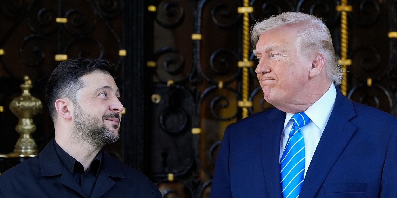 Zelenskyj och Trump i Florida, december 2025.