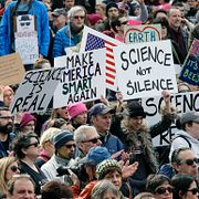 Demonstration för vetenskap i Boston tidigare i år.