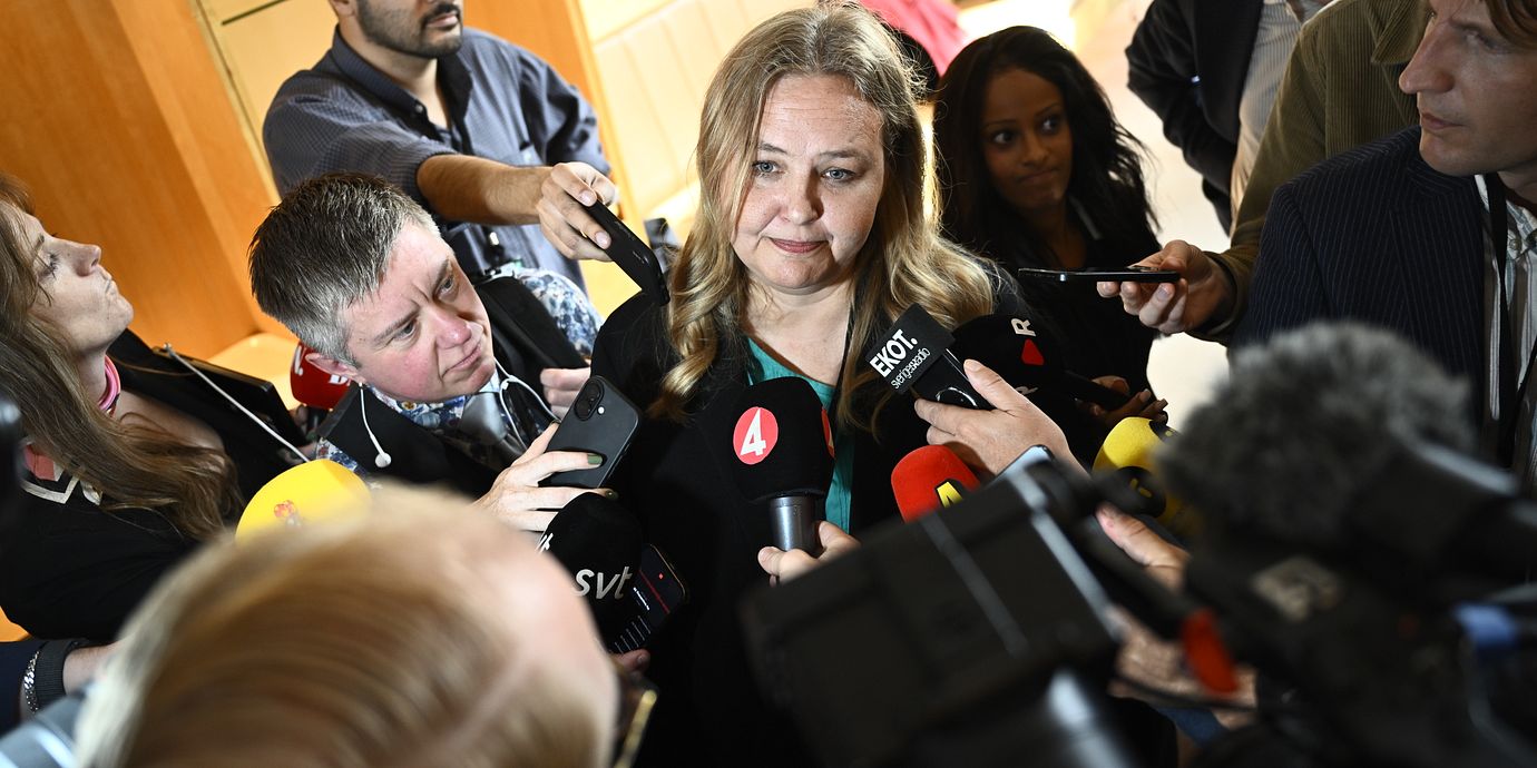 Arkivbild: Vänsterpartiets vice partiledare Ida Gabrielsson.
