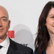 Jeff och MacKenzie Bezos.