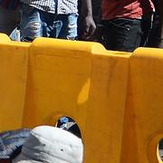 Demonstranter i Johannesburg.