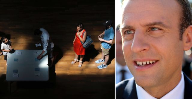 Emmanuel Macron. TT/AP