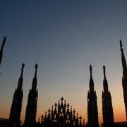 Katedralen i Milano. Arkiv.