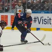 Johnny Gaudreau under en match med USA:s landslag.