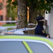 Explosion utanför en fastighet i Angered i nordöstra Göteborg