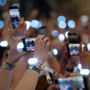 Bild från en tidigare Taylor Swift-konsert. 