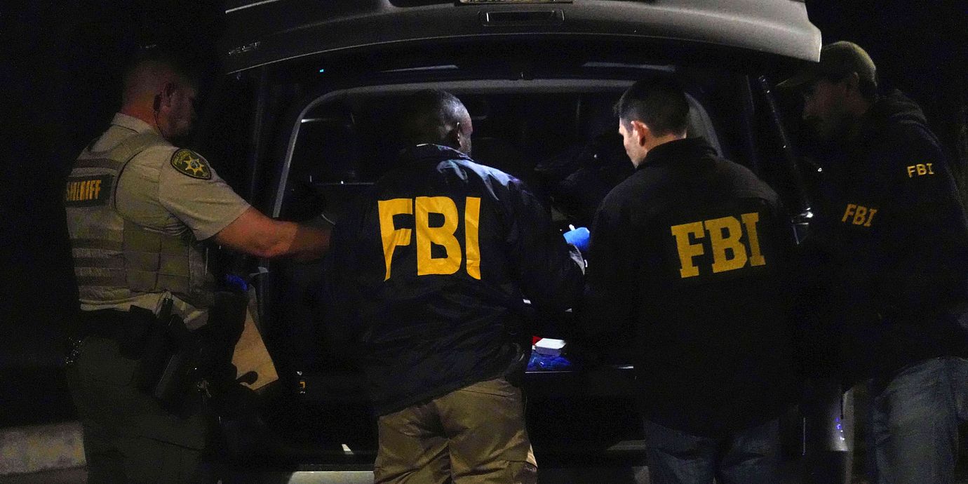 Arkivbild av FBI-agenter.
