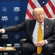 Zelenskyj och Trump vid Natomötet i Turkiet.