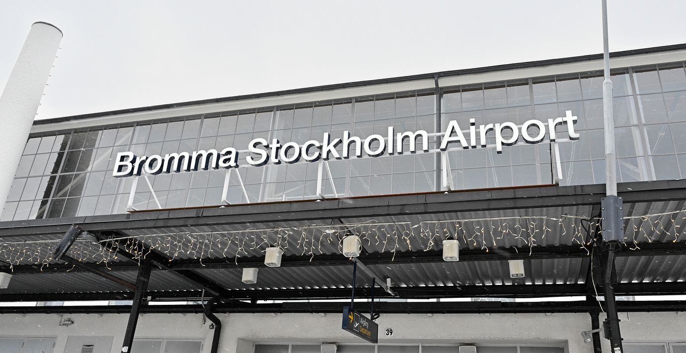 Bromma flygplats.
