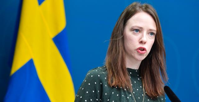 Finansmarknadsminister Åsa Lindhagen (MP). Arkivbild. Jessica Gow/TT / TT NYHETSBYRÅN