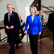 Kanadas premiärminister Mark Carney och EU-Komissionens ordförande Ursula von der Leyen. Maj 2026.