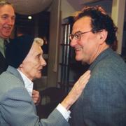 Astrid Lindgren och Georg Riedel 1996.