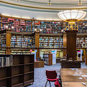 Illustrationsbild. Bibliotek i Liverpool. 