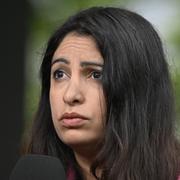 Vänsterpartiets partiledare Nooshi Dadgostar. 