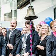 Illustrationsbild: Essity noteras på Stockholmsbörsen i juni 2017.