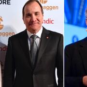 Helene Hellmark Knutsson (S), Stefan Löfven (S) och Jacob Wallenberg.