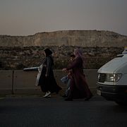 Palestinier på Västbanken, 24 augusti.