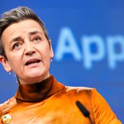 EU:s konkurrenskommissionär Margrethe Vestager. Arkivbild.