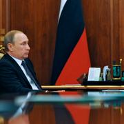 Rysslands president Vladimir Putin och centralbankschefen Elvira Nabiullina