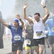 Löpare under Stockholm marathon 2018. 