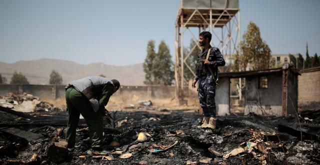 Polis i Jemen. Arkivbild. Hani Mohammed / AP