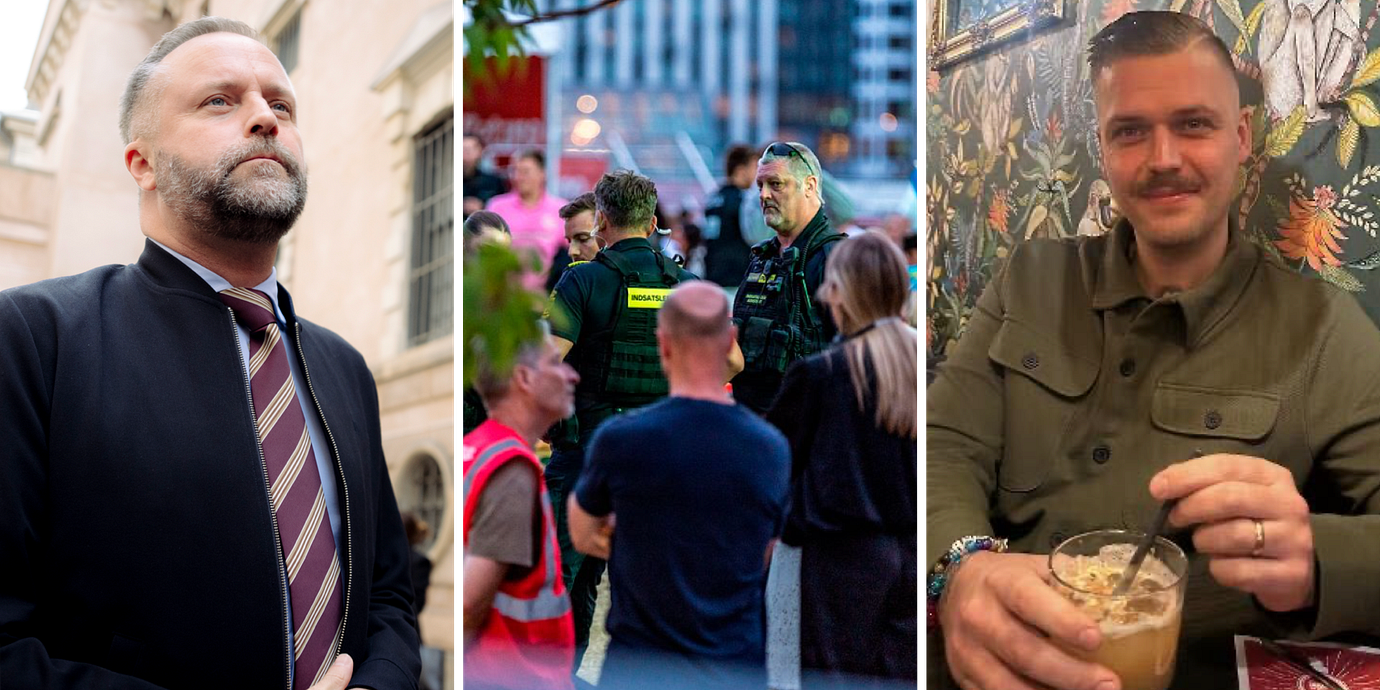 Åklagaren Søren Harbo, polisen på plats efter dödsmisshandeln och svenske Christian Zedig.