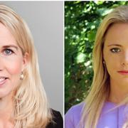 Från vänster, Helena Stjernholm och Carolina Neurath