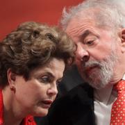  Luiz Inácio Lula da Silva och Dilma Rousseff. Arkivbild från juli. 