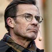 Kristersson/Nedfallet träd i Bollnäs.