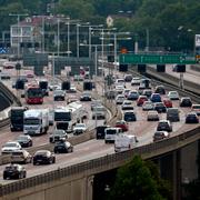 Arkivbild på Essingeleden.