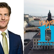 Hampus Magnusson till vänster. 