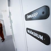 Besöksrum på Rättspsykiatriskt centrum i Trelleborg.  Arkivbild.