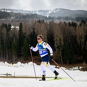 Zebastian Modin i onsdagens 10-kilometerslopp.