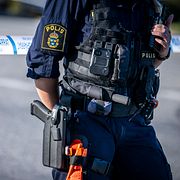 Arkivbild av svensk polis.